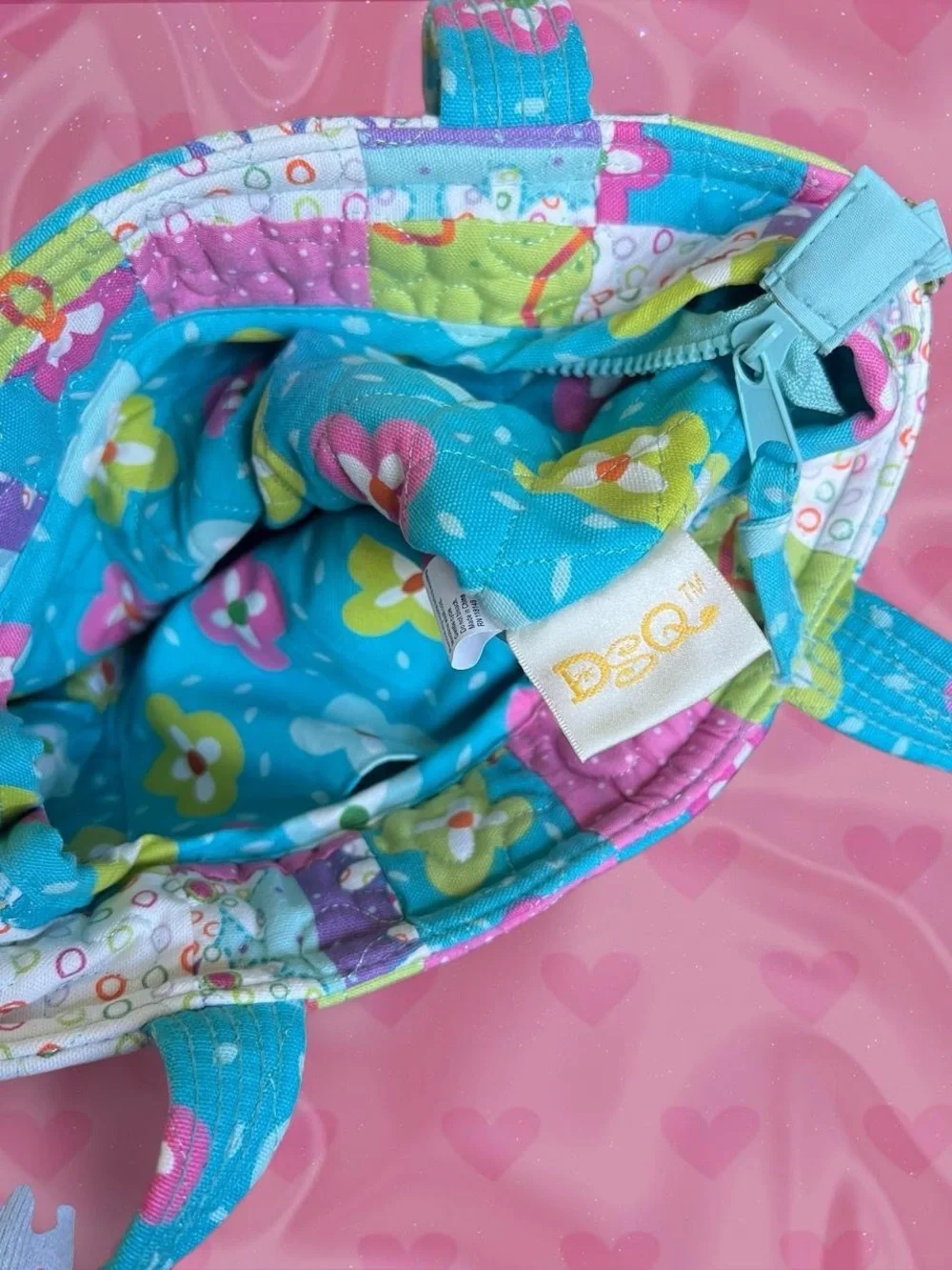 Vintage DSQ quilted patchwork bag💕